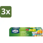 Toppits 3 x – Zipper Multifunctionele Zakken – 3 Liter – 8 Zakjes - Koffiezetapparaat