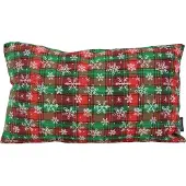 Gek op kussens! Sierkussen glow tartan | 30 x 50 cm | polyester