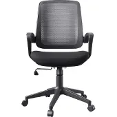 Notio Living Marvin-Bureaustoel - Zwart Stof