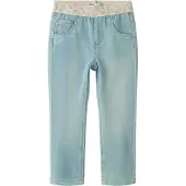 Name It Mini Jeans 'NMFSalli' beige / lichtblauw