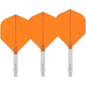 Red Dragon Nitro Flite White and Orange - Dart Flights