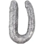 Chisa Novelties - Dixie Normous Dildo - Double Dong - Zilver