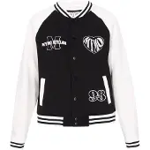Mymo Sweatvest zwart / offwhite