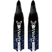 Mares Pure Passion X-wing Fiber Soft Freediving Fins Zwart EU 38-39