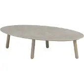 4 Seasons Outdoor Loungetafel Salute 120 65 30 Latte 4SO Keramiek Tafel Buiten Tuintafel