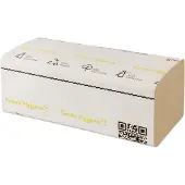 Green Hygiene FALK - Gevouwen handdoeken, Z-vouw, 25x23cm, 5000 vellen - 100% CO2-neutraal., Huishoudelijk papier, Bruin