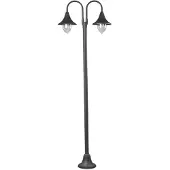 LINDBY Buitenverlichting , Madea, dimbare, Zwart, Metaal, Modern