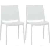 CLP Maya Set van 2 Stoelen wit