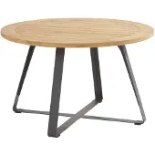 4Seasons Taste Basso Set poten staal antraciet voor ronde tafel