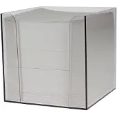 Sans marque MEMOKUBUS 9,5X9,5X9,5cm WIT
