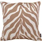 NOVÉE Brown zebra | 45 x 45 cm | kussenhoes | jacquard/polyester