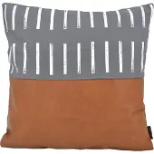 NOVÉE Sierkussen vida nova #3 | 45 x 45 cm | katoen / pu leder
