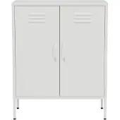 Lendo Online Dressoir Metaal 80x40x100 cm Wit