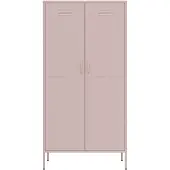 Lendo Online Lockerkast Metaal 90x50x180 cm Roze