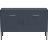 Lendo Online TV Meubel Metaal 100x40x65 cm Antraciet