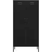 Lendo Online Lockerkast Metaal 90x50x180 cm Zwart