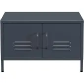 Lendo Online Salontafel Metaal 68x50x43,5 cm Antraciet