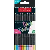 Faber-Castell Black Edition kleurpotloden - 12 stuks