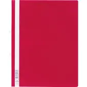 Durable snelhechter 258003 A4+ rood hardfolie 24,3 x 0,2 x 31 cm