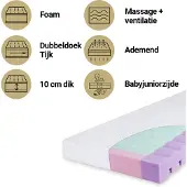 Baby Matex AeroLine 70x140 cm Juniormatras TB0339