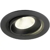 SLV Inbouwspot Numinos Move L zwart 4000K - 20gr