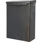Ks Verlichting KS Brievenbus b32 - Wandbrievenbus - Aluminium - montagemateriaal en 2 sleutels - Brons