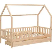 Happy Garden Kinderbed 190x90cm in hout met lades MARCEAU