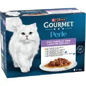 Gourmet Kattenvoer Nat Perle Duo Rund - Kip 12 x 85 gr