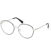 Max & Co Max &amp;co MO5165 56/18/140 Glanzend zwarte Bril Front van metaal gefreesd vernis VROUW MO5165