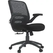 Notio Living Newport-Bureaustoel - Zwart Textiel
