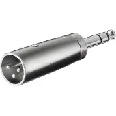 Pro XLR verloop adapter - Stereo -