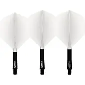 Red Dragon Nitro Flite Black and White NO2 - Dart Flights