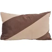 NOVÉE Sierkussen velvet swirl beige / | 30 x 50 cm | polyester