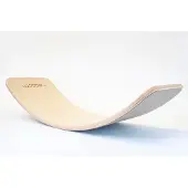 Wobbel - Original - Blank gelakt met vilt - Baby Muis (lichtgrijs)