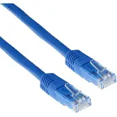 ACT IB3851 U/UTP CAT6A Patchkabel Blauw - 1,5 meter