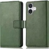IMoshion Luxe Bookcase voor de Apple iPhone 16 - Groen