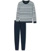 Schiesser Pyjama Long grey melange 178102 48/S