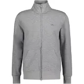 Gant Sweatvest grijs gemêleerd