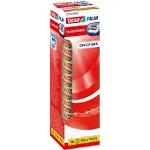 TESA Plakband tesafilm Office-Box 57370 Transparant 15 mm (B) x 10 m (L) BOPP (Bi-axiaal-georiënteerde polypropeen) 10 Rollen