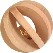 Trixie Speelbal Hout Met Bel 6 Cm