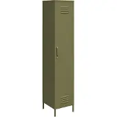 Dorel Home Bradford|Kast met 1 deur in metaal Olijfgroen