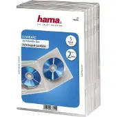 Hama Dvd Dubbel-Box Transparant 5 Pak