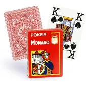 Usorteret poker speelkaarten rood 4 index