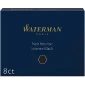 Waterman S0110850 Inktpatronen - zwart, standaardformaat, 8 patronen