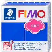 Fimo soft boetseerklei 57 g brilliantblauw