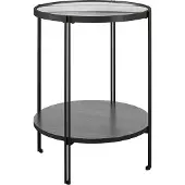 Dorel Home Wainwright|Ronde Eettafel Zwart Eiken