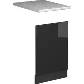 Vicco Fame-Line Frontpaneel – 45 cm, WB Marmer Antraciet Hoogglans