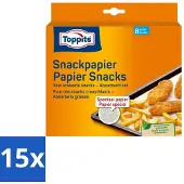 Toppits 15 x – Snackpapiervellen – 8 Zakjes - Koffiezetapparaat
