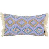 NOVÉE Aztec purple | 30 x 50 cm | kussenhoes | katoen/linnen