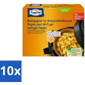 Toppits – Airfryer Papier – 20 cm – 20 Zakjes - Bulkverpakking - 10 stuks